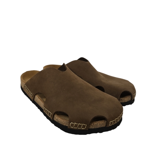 Comfortfusse Trudi Leather Clog Sandals Size 37 - Picture 3 of 7